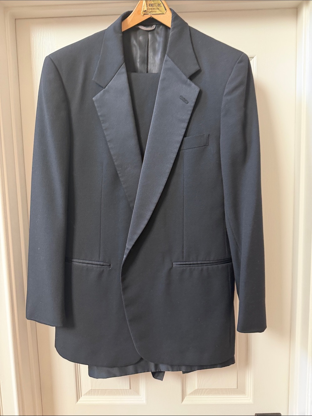 Vintage Christian Dior Black Men's Tuxedo Jacket & Pants. Great condition!